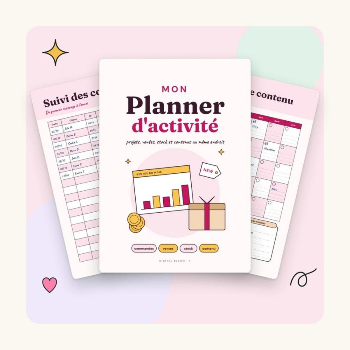 Aperçu de Mon planner d'activité